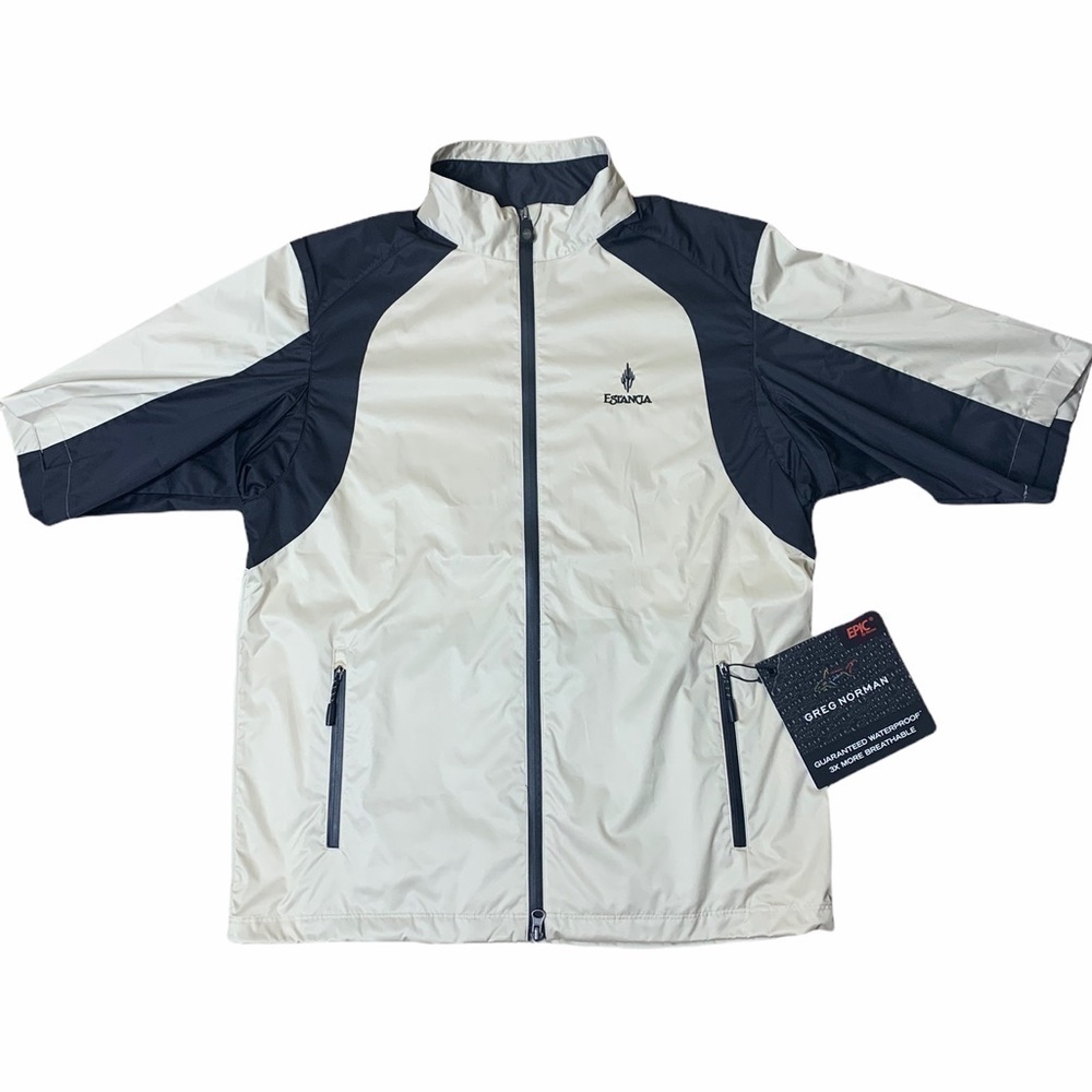 Greg Norman Ultra Light 1/2 Sleeve Rain Jacket